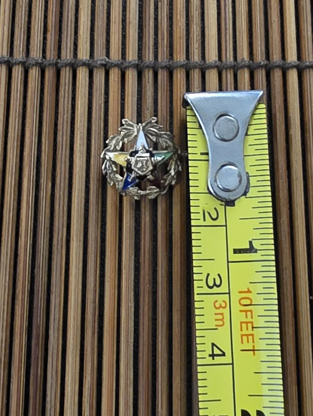 10k Eastern Star Yellow Gold Pin (Vintage)